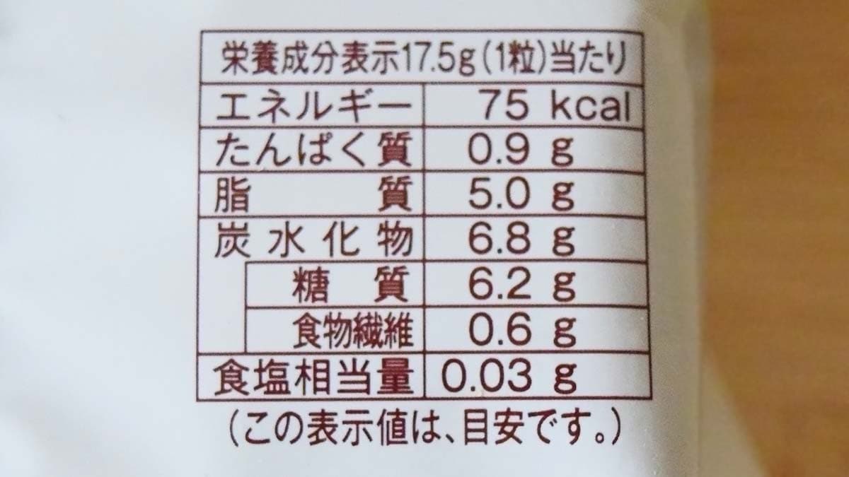 ローソン冷凍「生チョコトリュフ クリーム入り」価格・カロリー