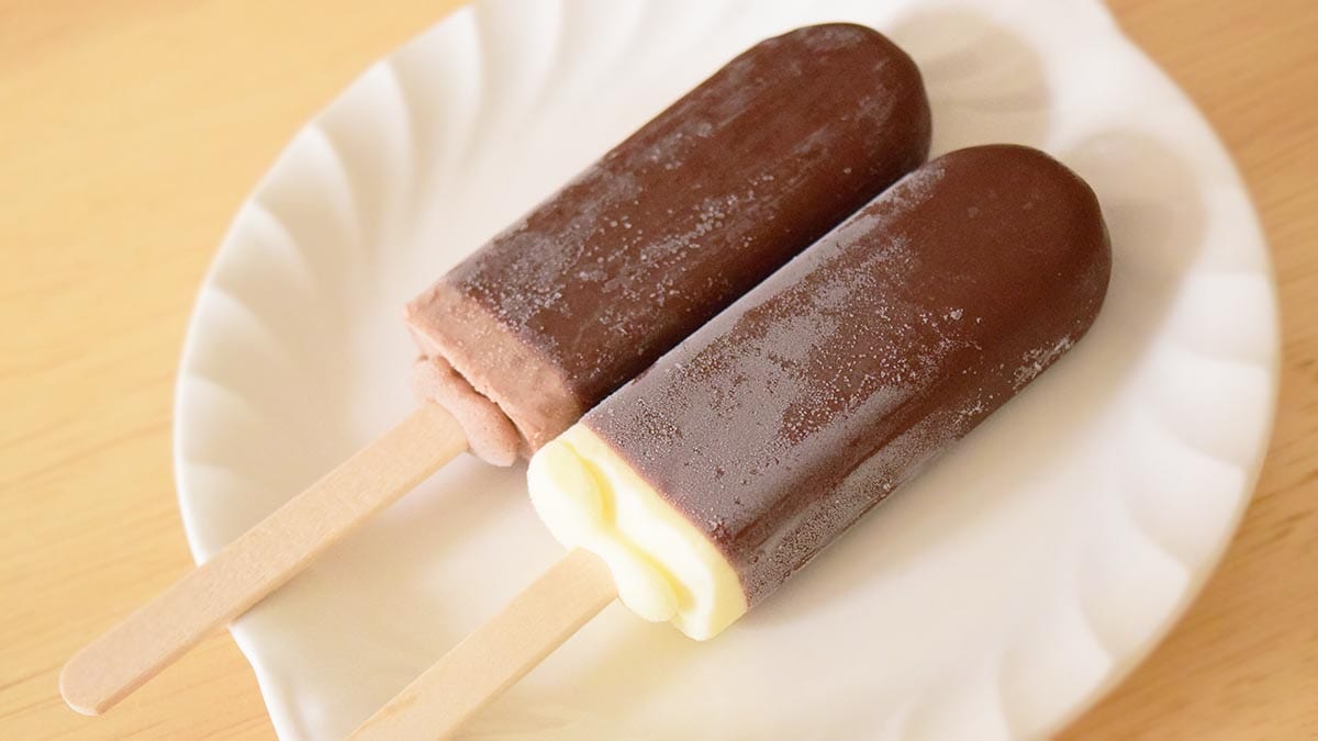 サイズ小さめのチョコバーで、食後にぴったり。