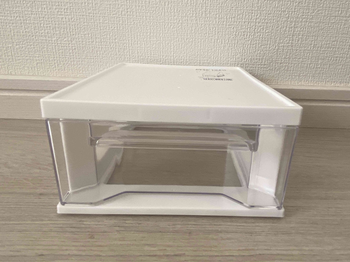 イチオシの引き出し収納はこれ！ 「デスクラボ プルケース ホワイト」