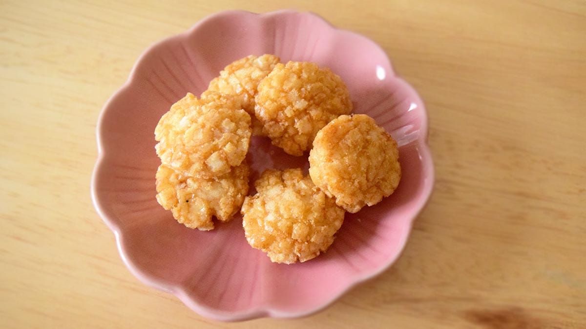 ひとくちでサクッと食べられます