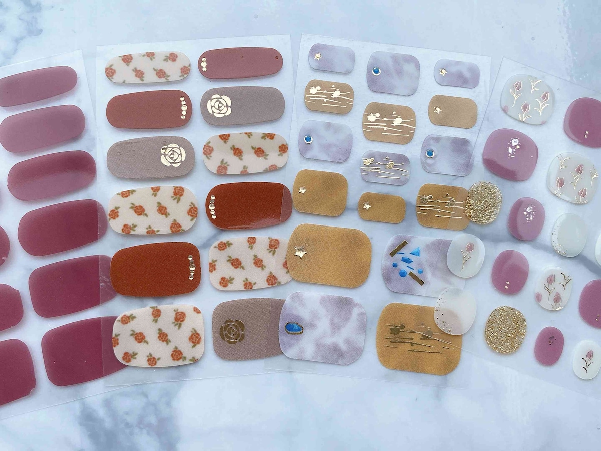 デザインが豊富に揃っていて気分で選べるのがうれしい