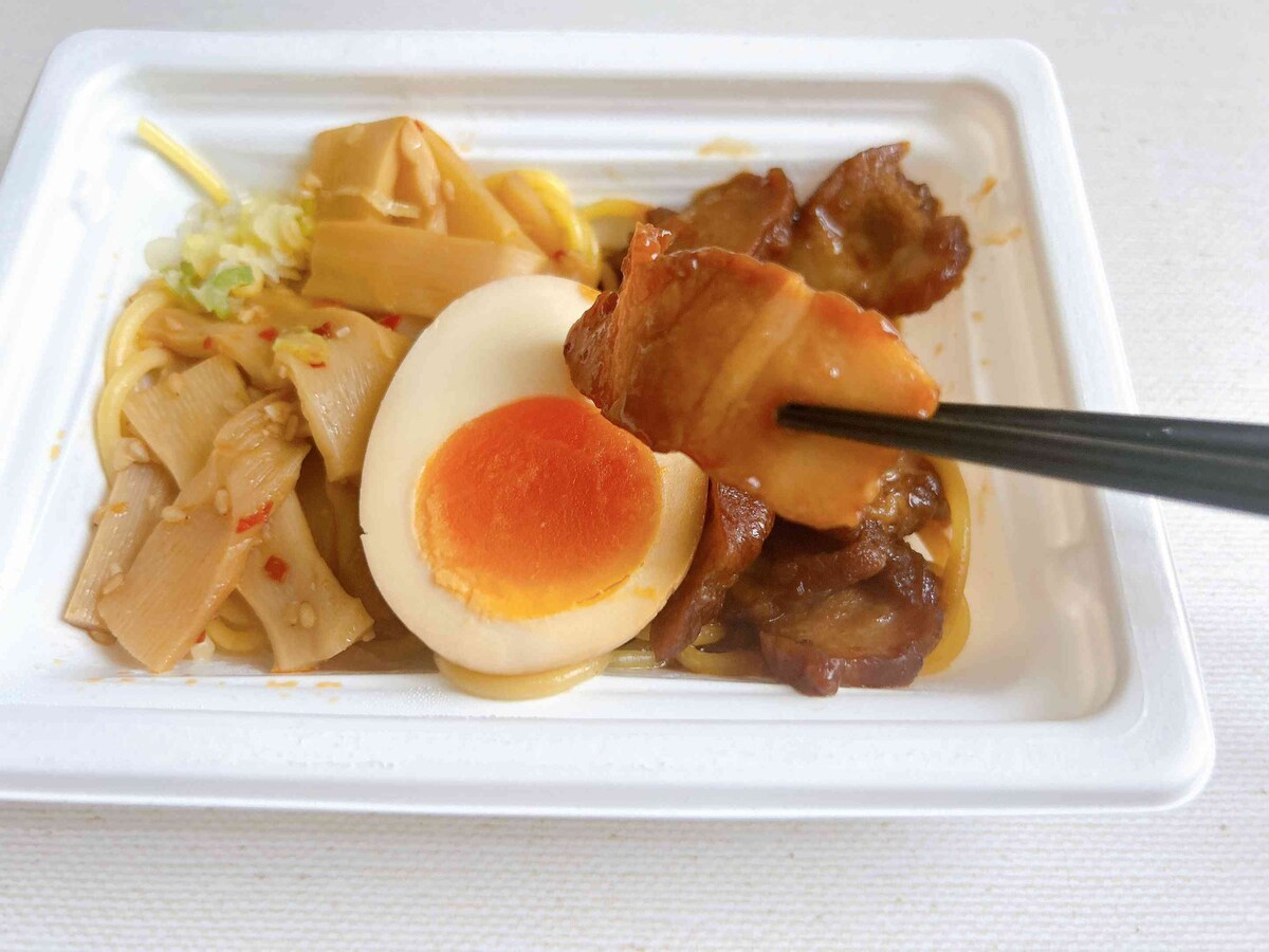 甘めのチャーシューはお子さまも食べやすい