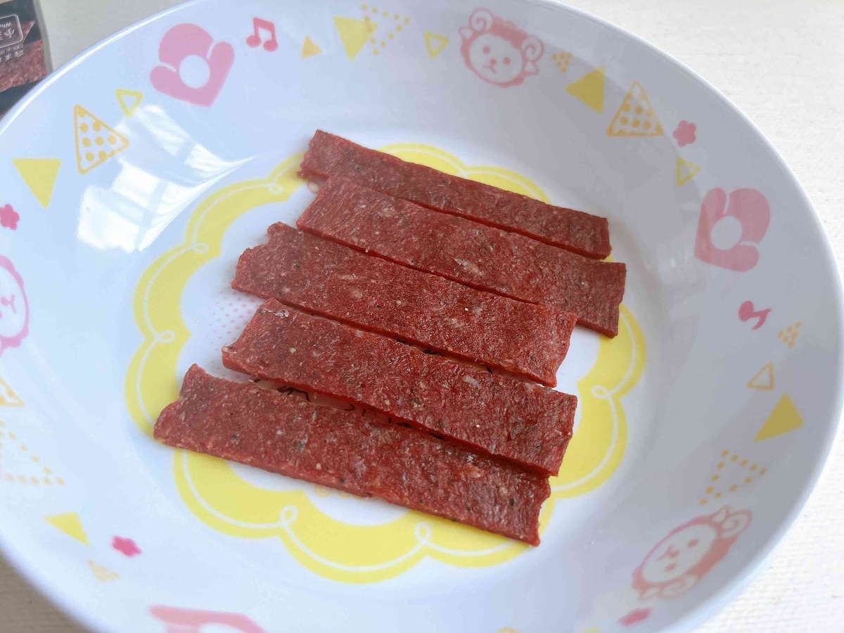 1袋に入っていたのは5枚。長さも短めで少し寂しさを感じる