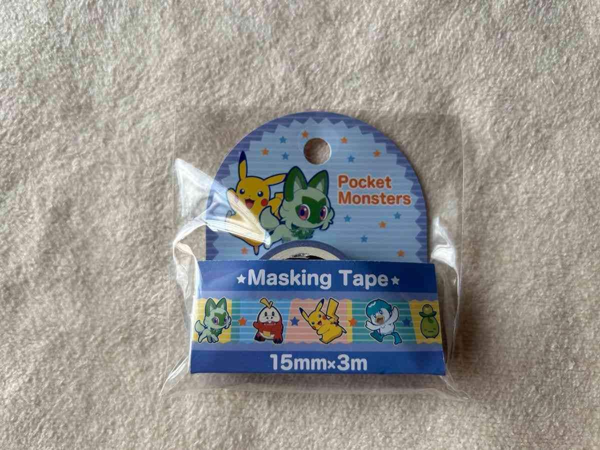 ダイソーの「マスキングテープ ポケットモンスター」