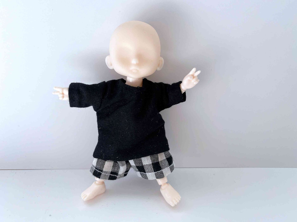 「可動式ドールボディ」10cm・7cmのどちらにも使えるのが高ポイント