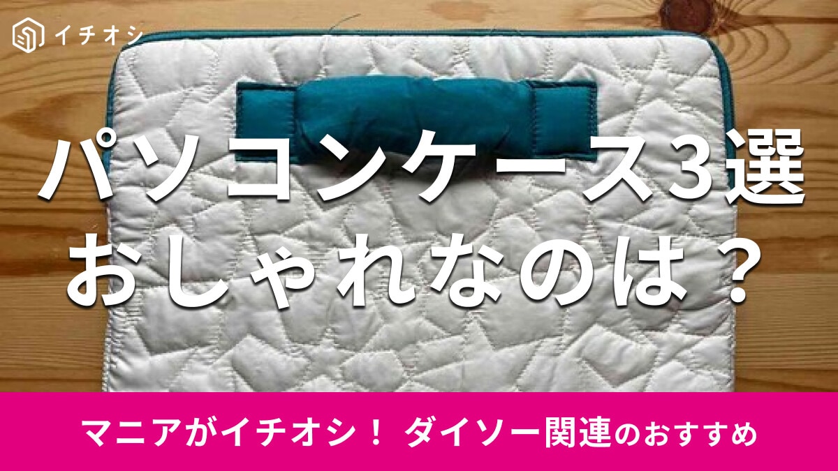 100均ダイソー「パソコンケース」便利な3種類！TGCコラボがおしゃれでかわいい