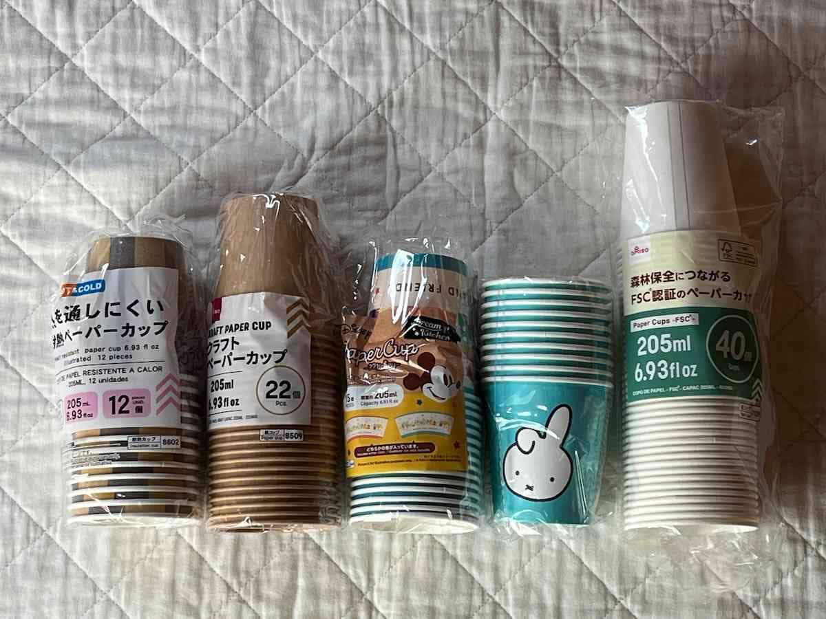 ダイソーの「紙コップ」は各イベントで使いたいお得感