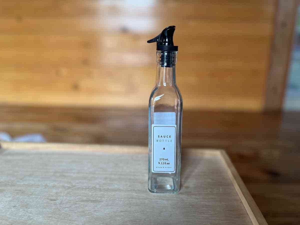 ダイソーの「ガラスソースボトル（約270ml）」