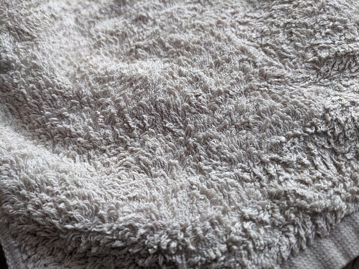 交換時期のタオル