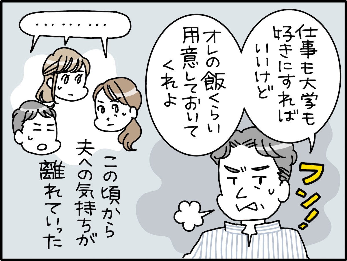 娘の20歳の誕生日に離婚を申し出た