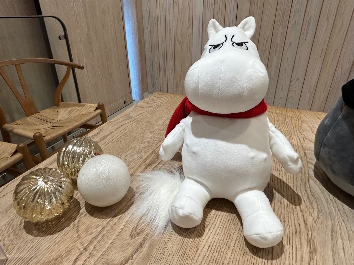 ぬいぐるみ ムーミン（アングリーフェイス/マフラー）