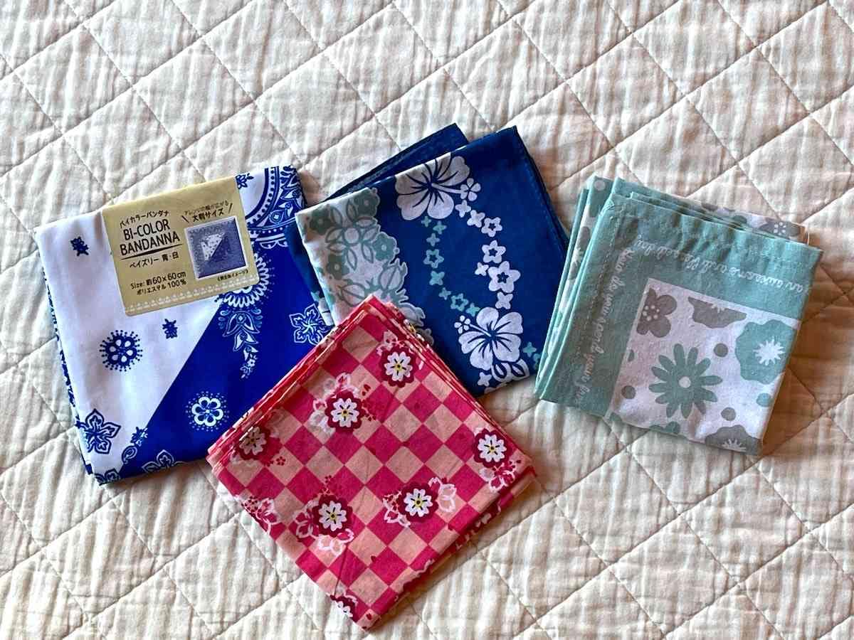 セリアの「バンダナ」でお得に季節を感じよう