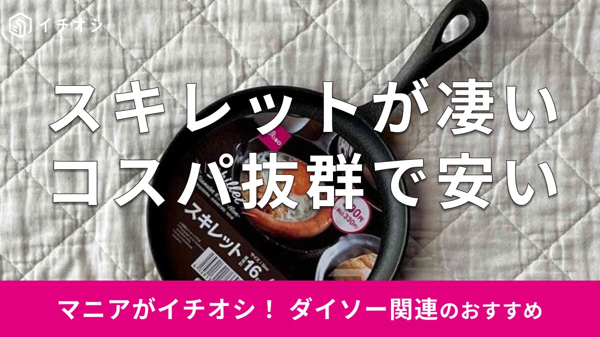 100均ダイソーの「スキレット」はコスパ抜群でキャンプ、アウトドアにもおすすめ！便利な4種類は？