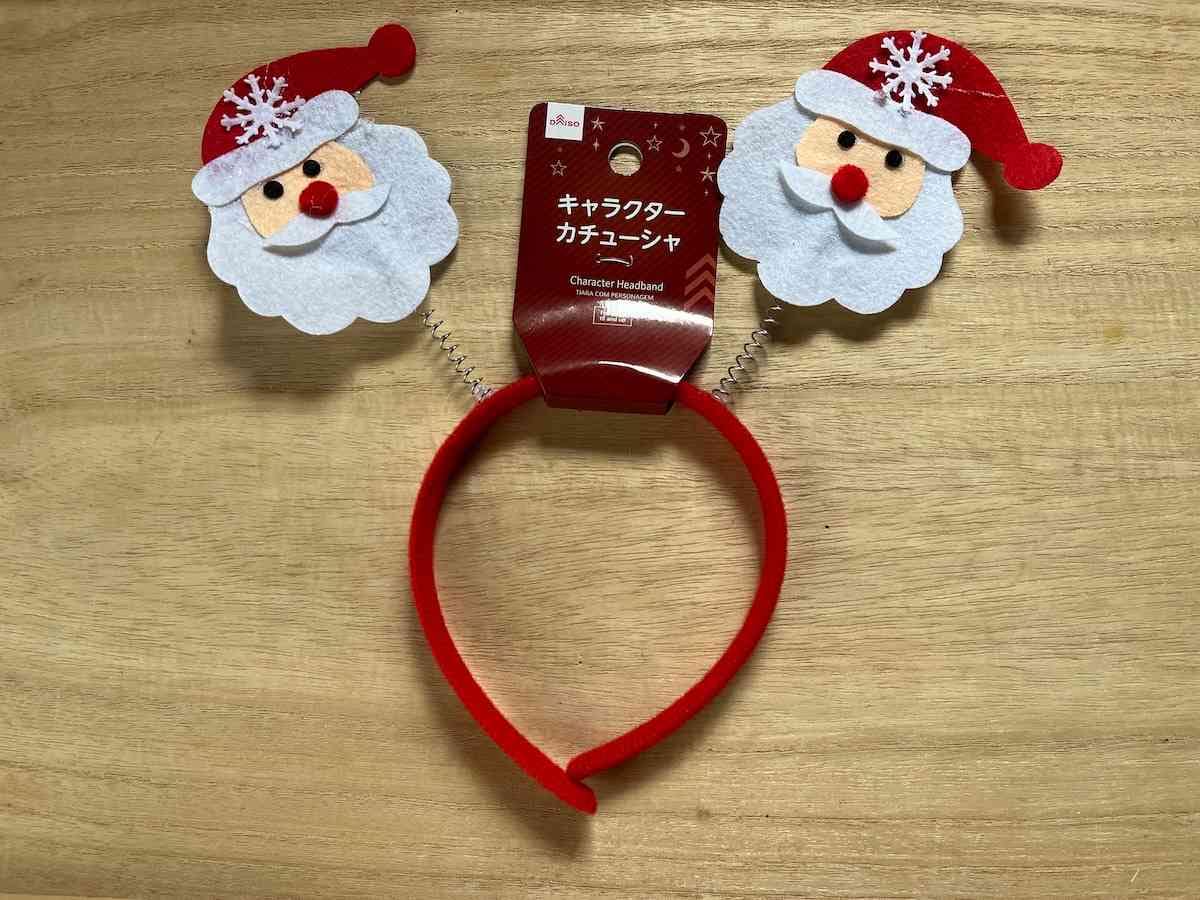 通販 クリスマスセール2024: 特集 100均ダイソーの「クリスマスカチューシャ」かわいいおすすめ4 ヘアアクセサリー