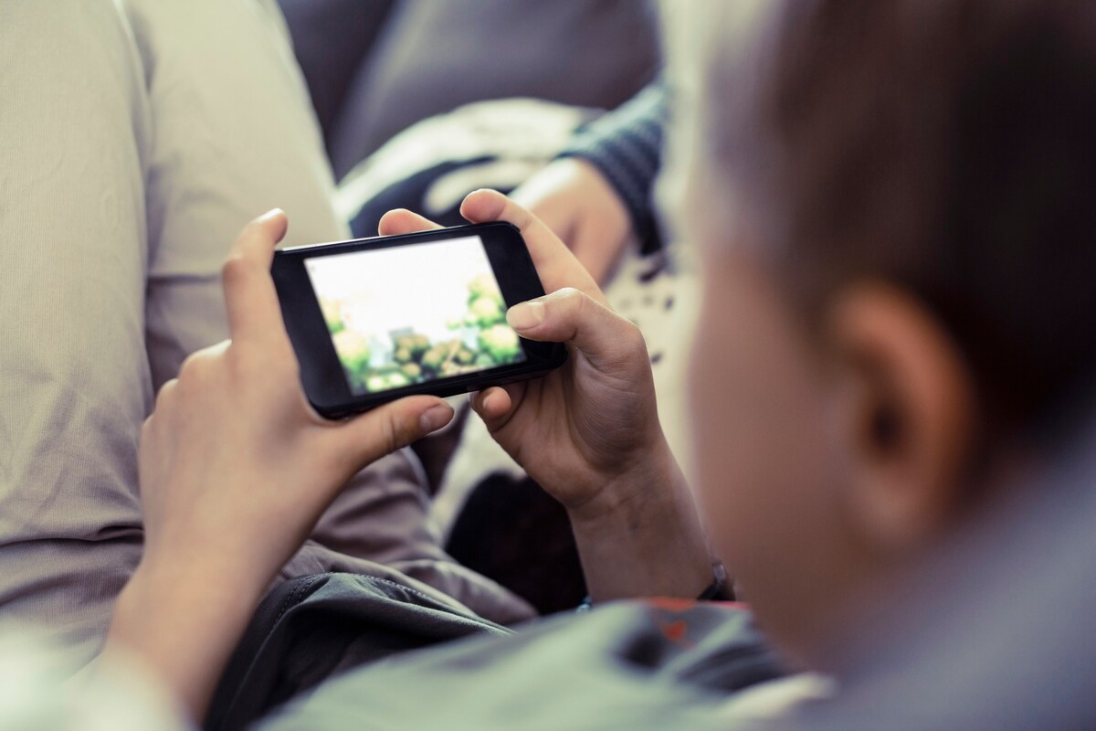 ゲームをする様子