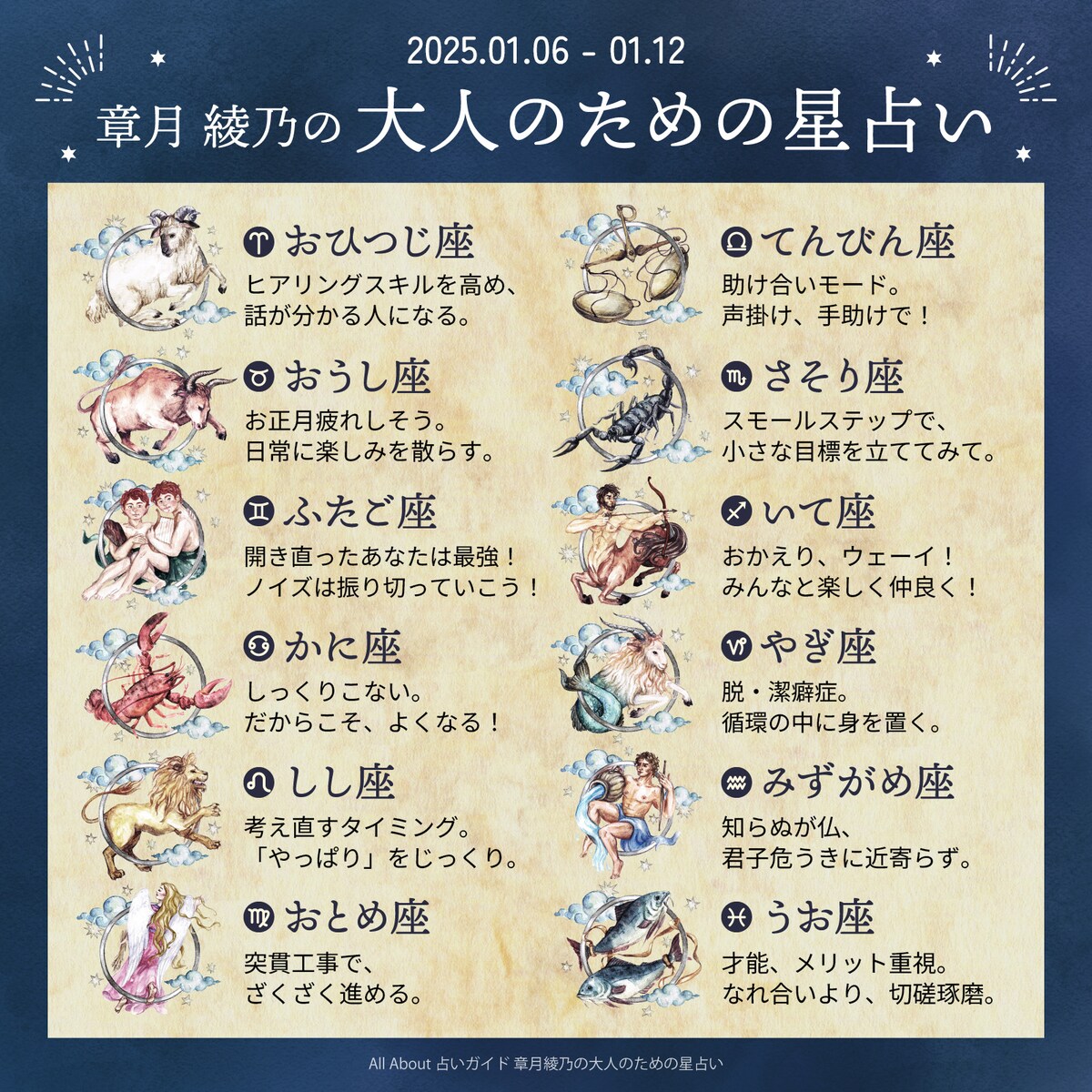 章月綾乃からあなたへ送る今週のメッセージ