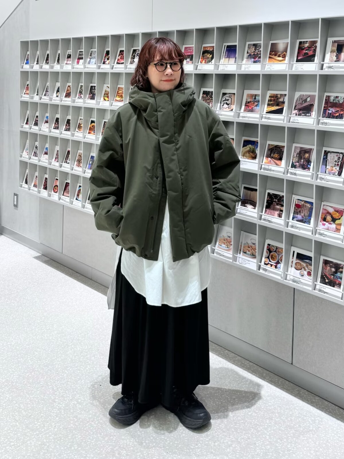 中わた入りで軽くゆったりサイズのあったかアウターは重宝間違いなし　出典：WEAR