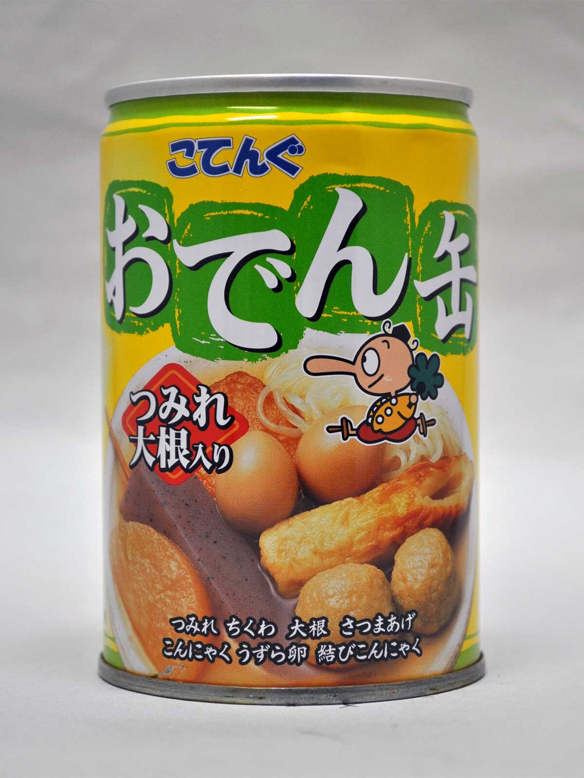 こてんぐ「おでん缶 つみれ大根入り」（天狗缶詰、2017年）