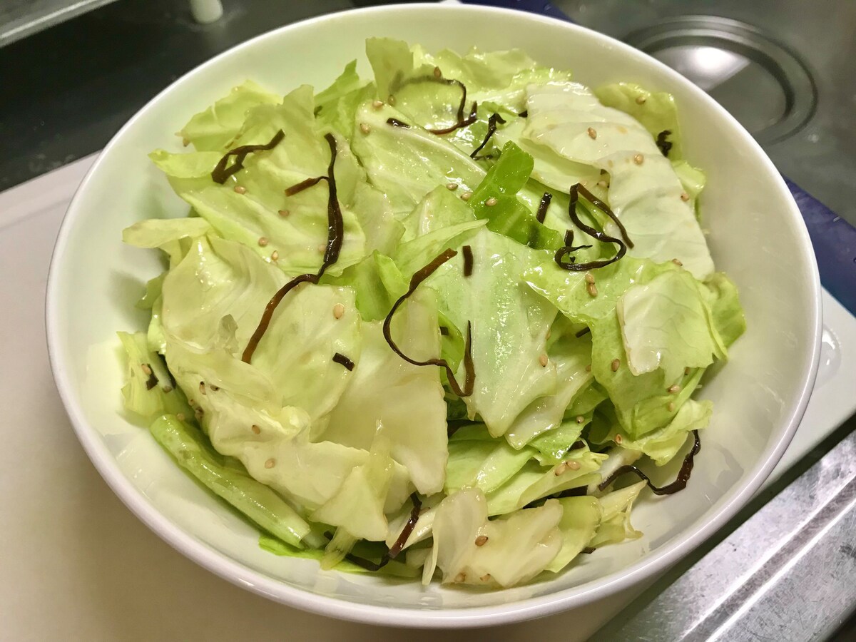 アイラップを使用したキャベツ料理が話題