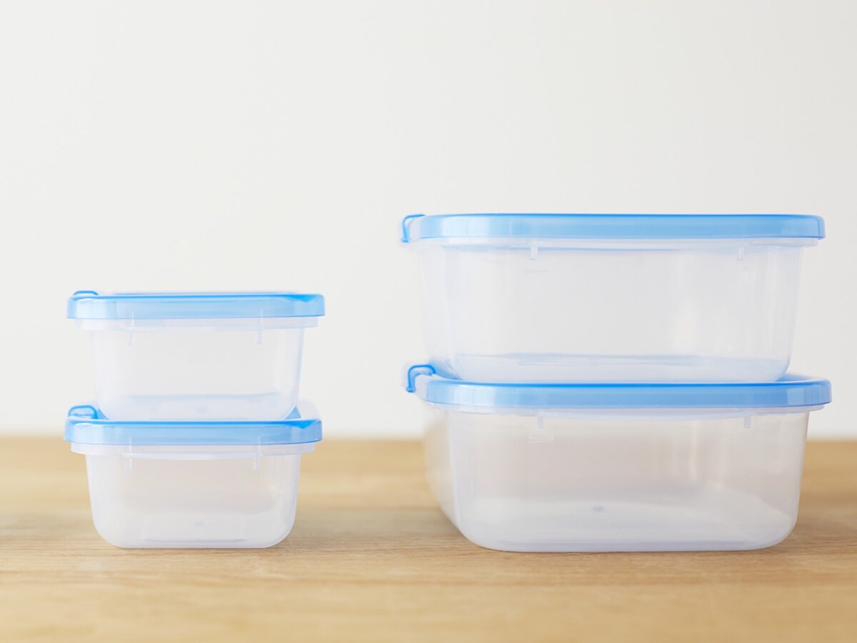 食品保存容器のキッチン収納