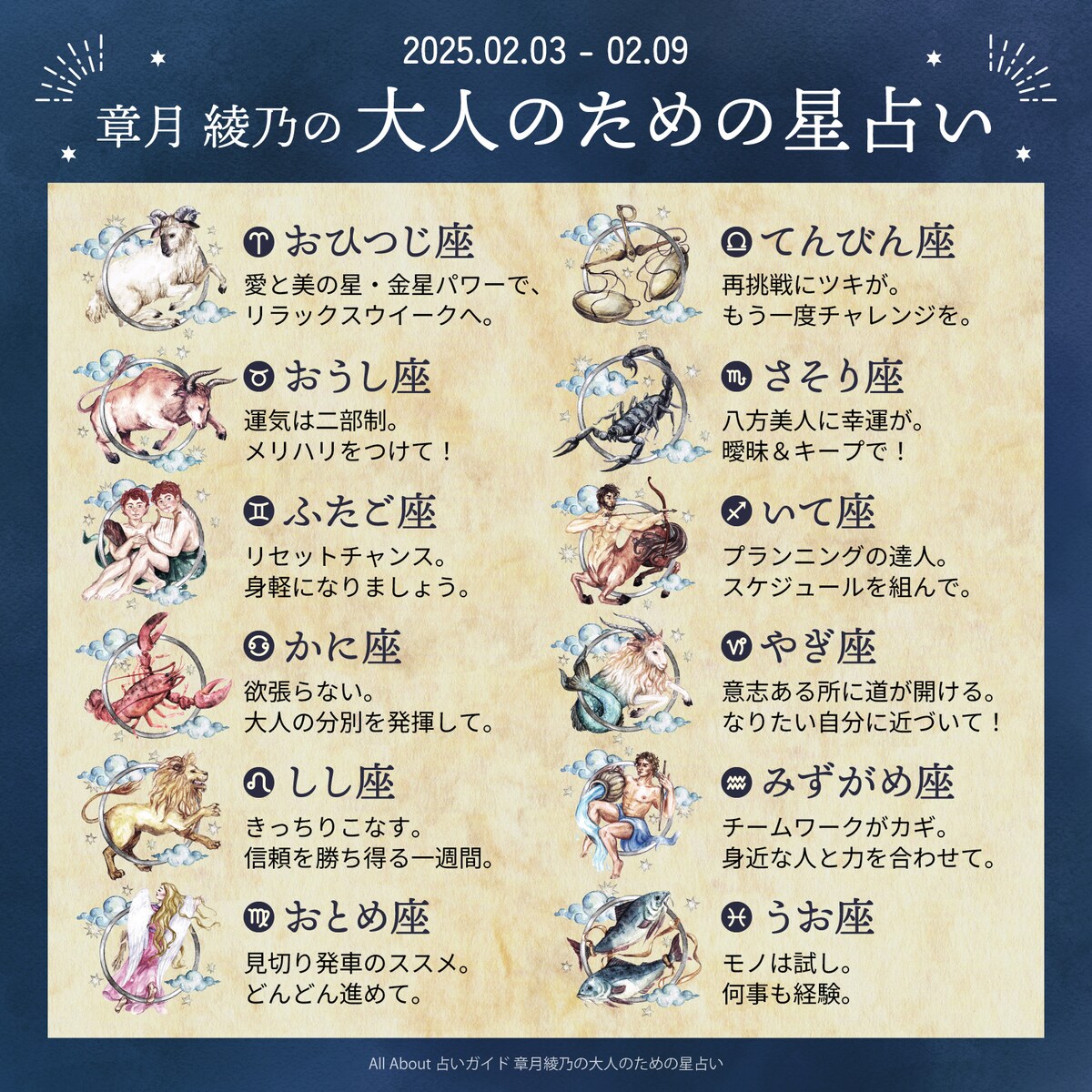 章月綾乃からあなたへ送る今週のメッセージ