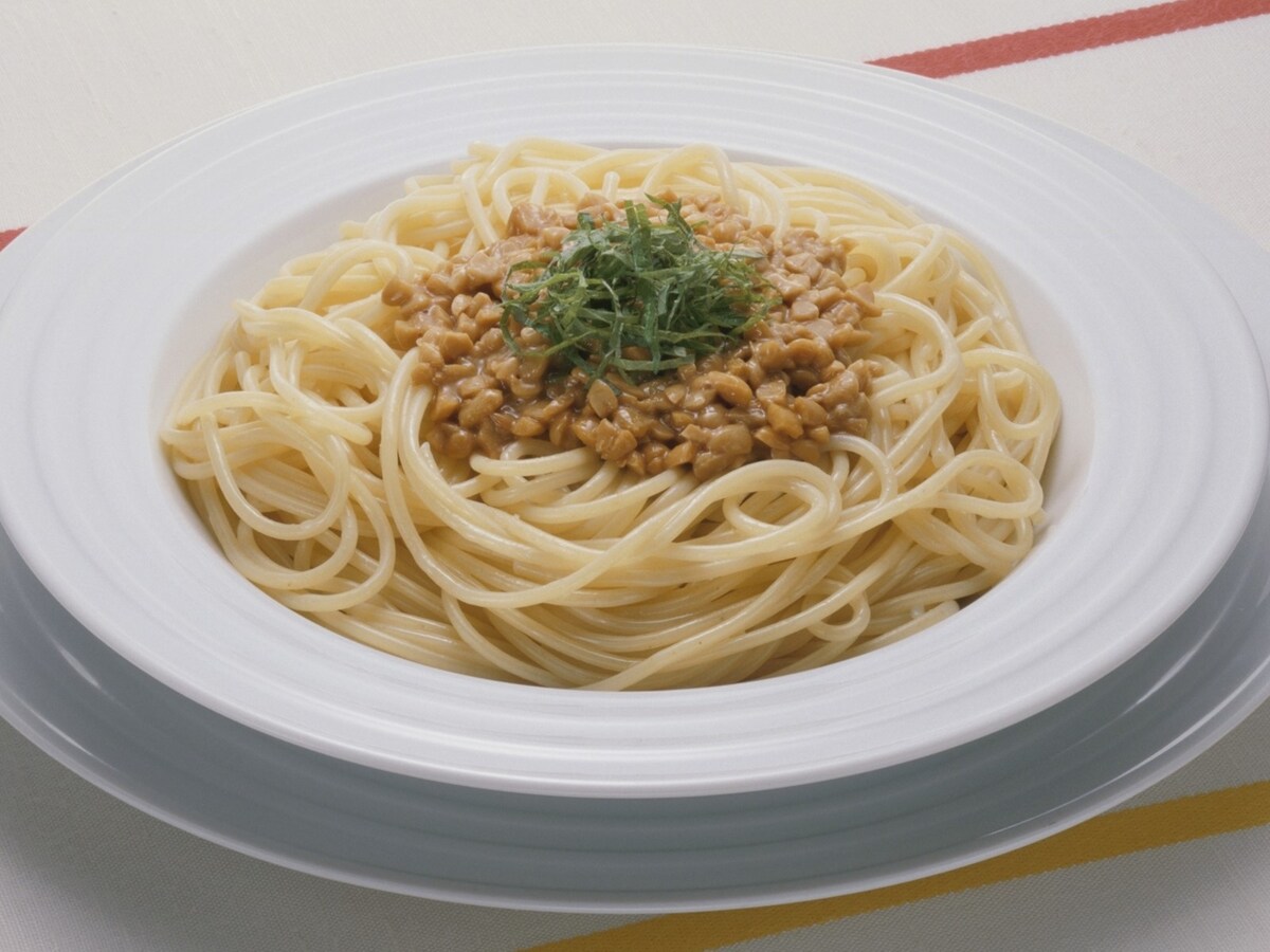 納豆パスタ