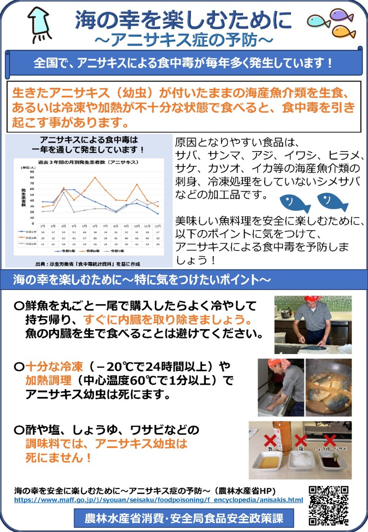 農水省がアニサキスに対して警鐘