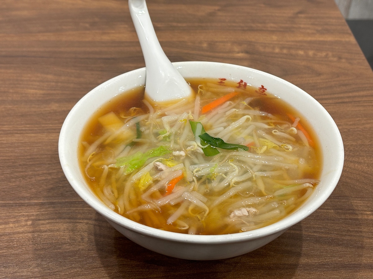 玉泉亭 横浜ポルタ店「サンマーメン（850円）」