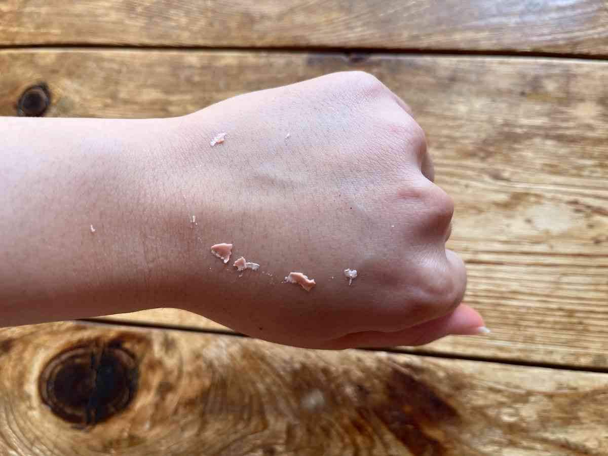パックを剥がした後の肌はしっとり