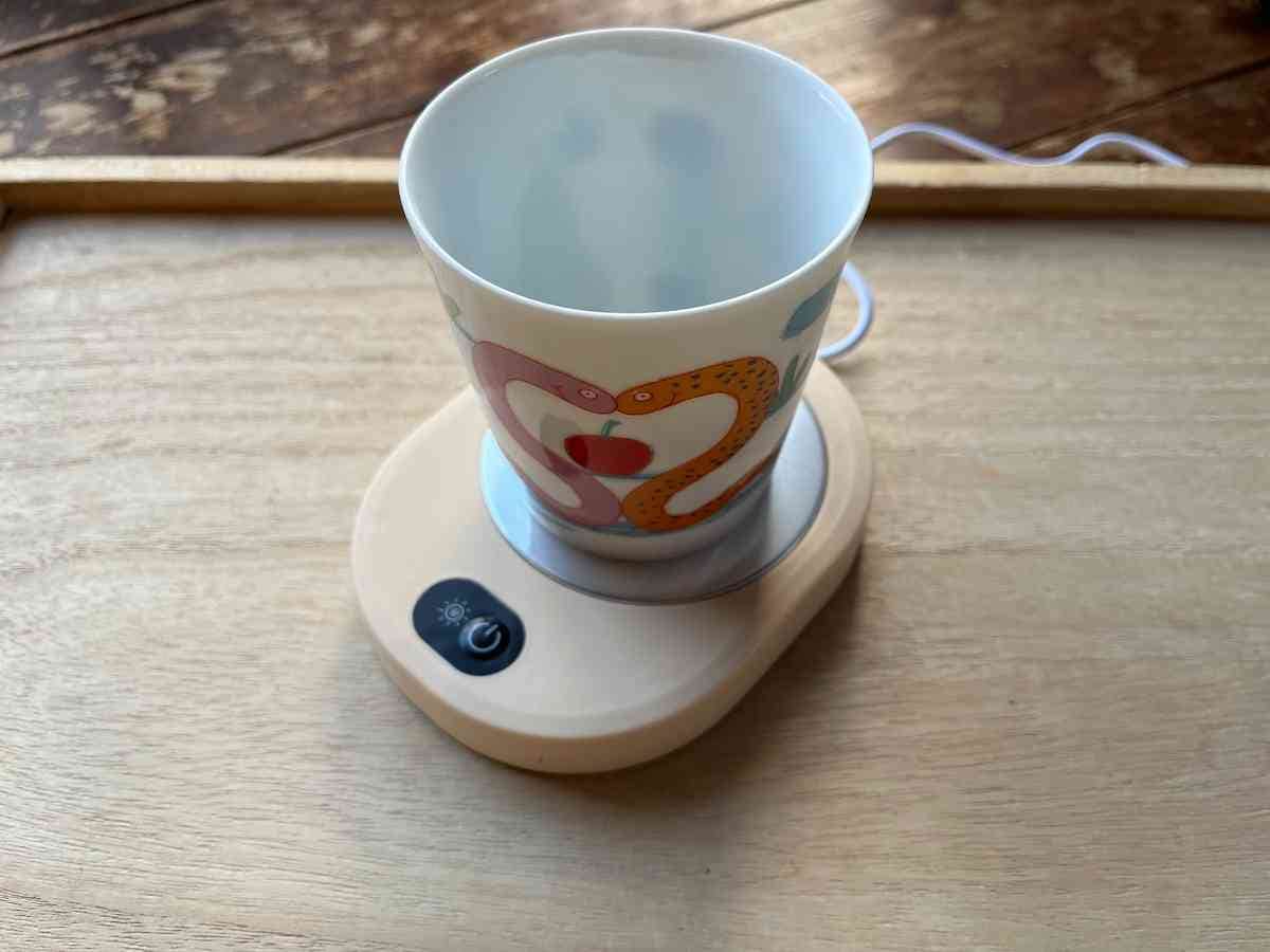 ダイソーの「カップウォーマー（ライトピンク）」を使ってみた
