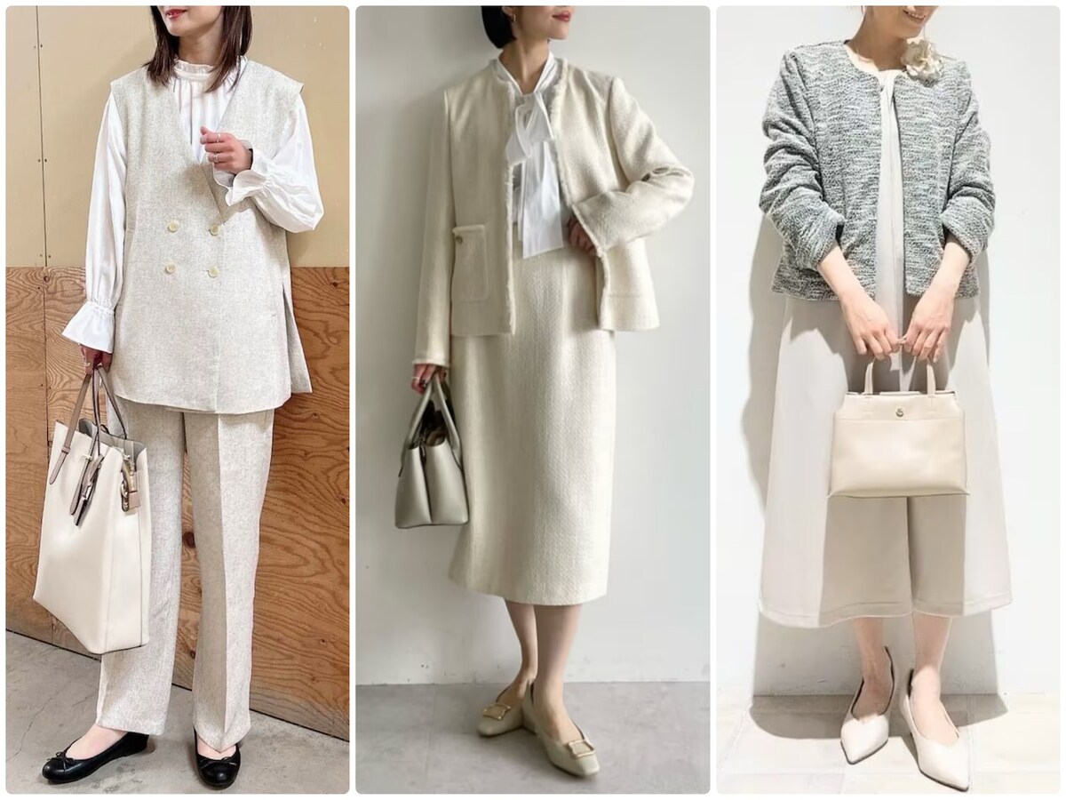 アラフォー女性がこの春に着たい、セレモニー服をご紹介します