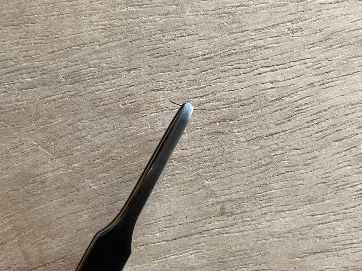 短い毛もつかむことができる