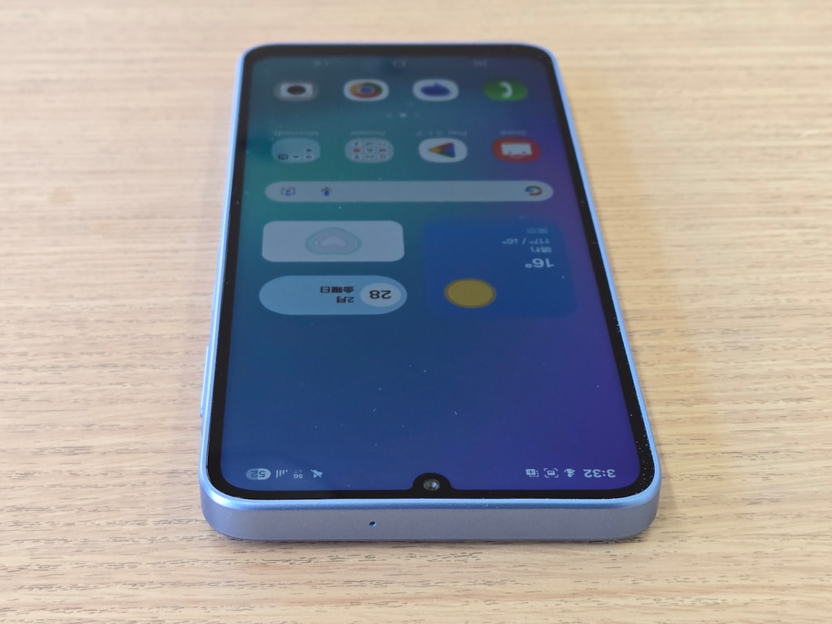 Galaxy A25 5Gの上部