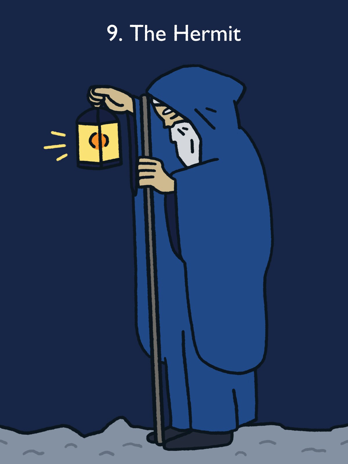 隠者(The Hermit)/正位置