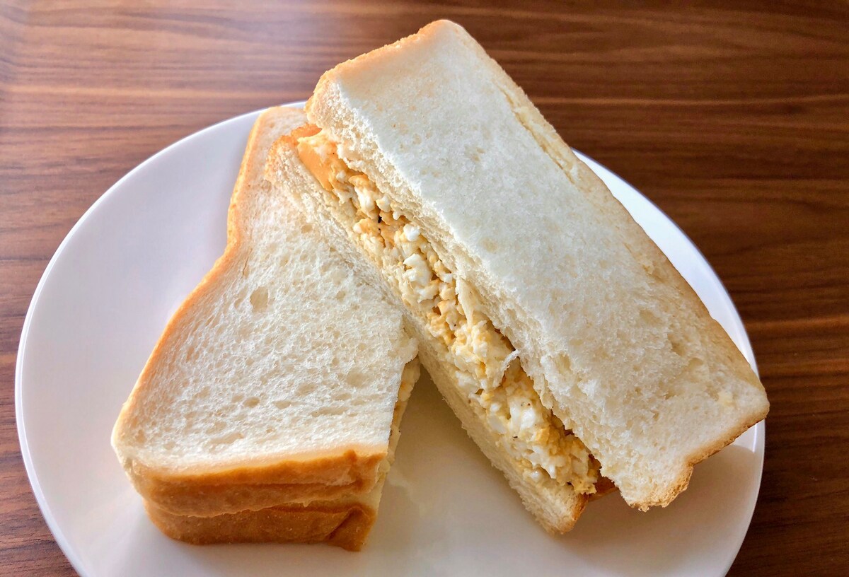 3分でできるたまごサンドのレシピ