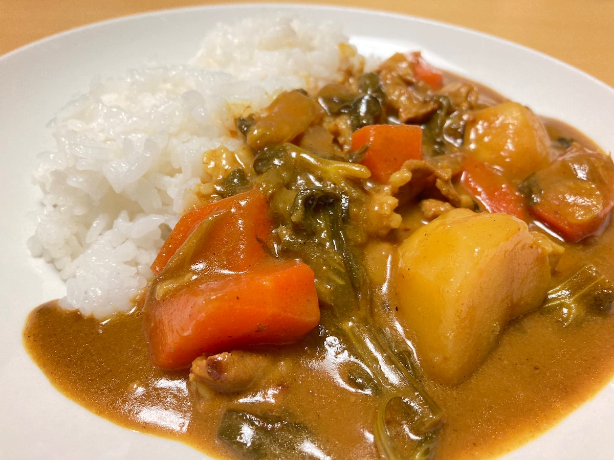 カレーにもセロリ