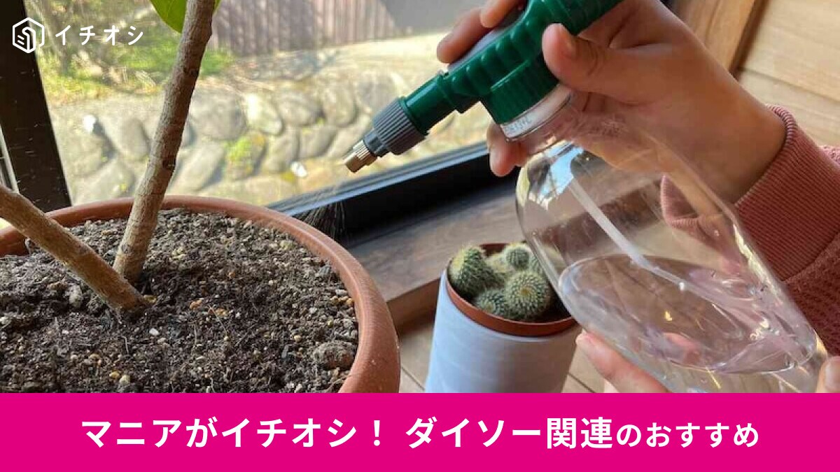 100均ダイソーの「加圧式霧吹き（ペットボトル用）」は100円で優秀！ノズルの違いと使い方のコツ