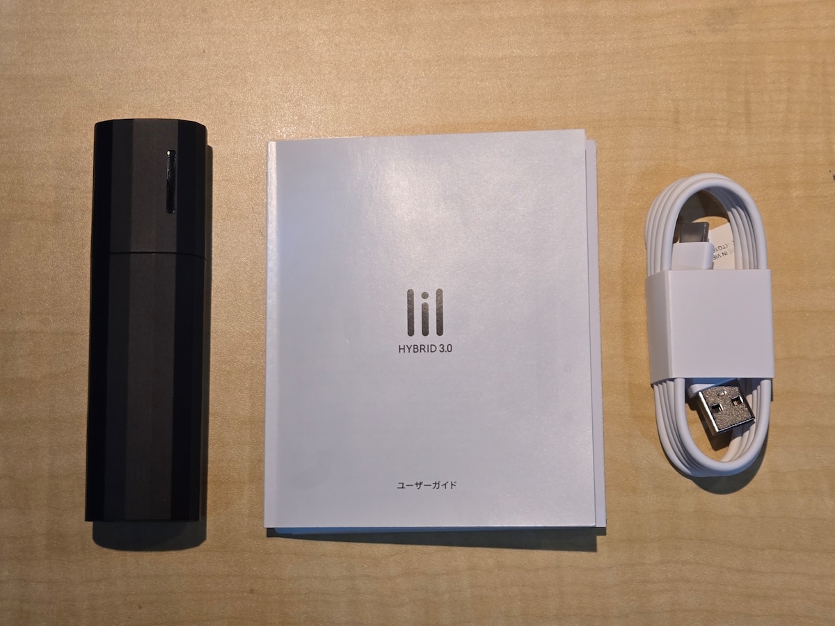 「lil HYBRID 3.0 introduced by IQOS」の同梱物
