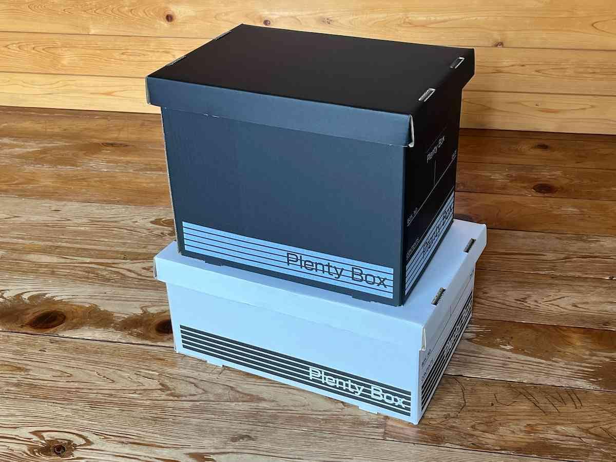 セリアの「プレンティボックス」は重ねることができる