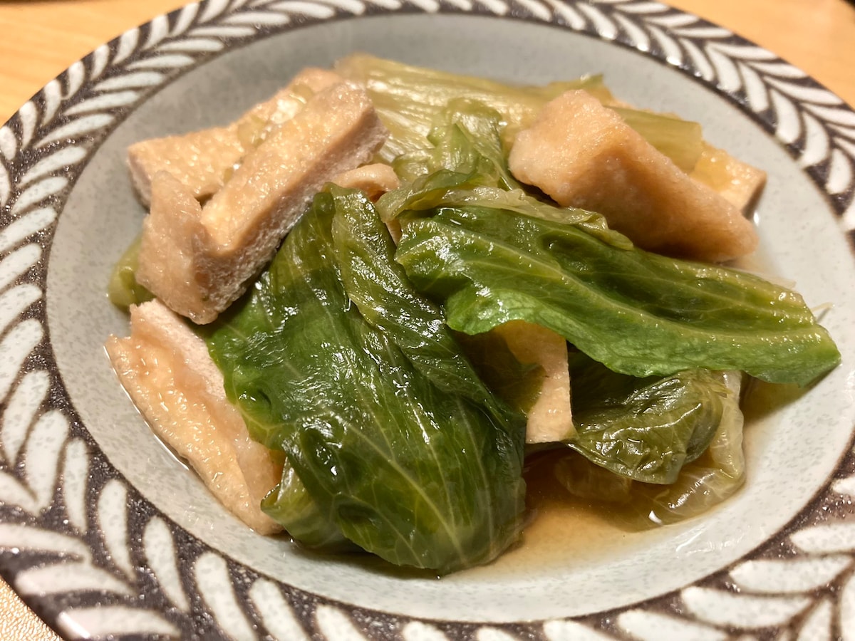 煮ても美味しい！レタスの煮浸し