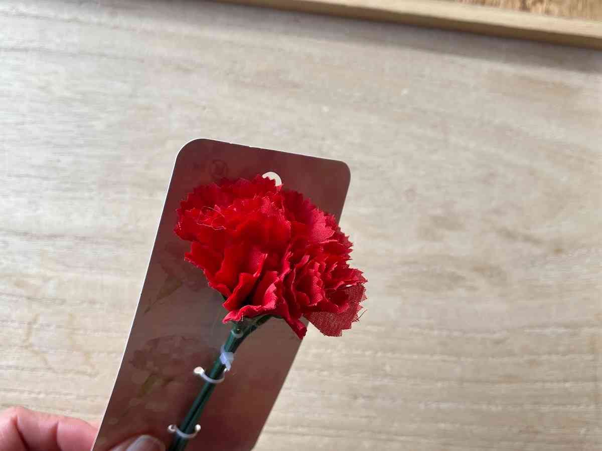 セリアの「カーネーションピック」
