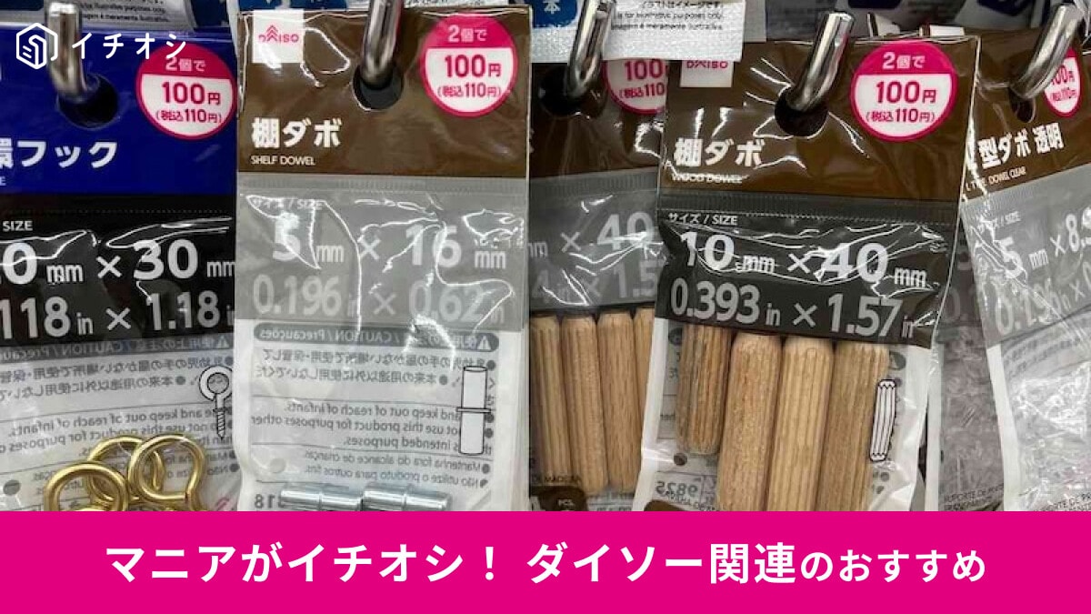 100均ダイソーの「棚ダボ」は100円から売ってる！売り場はどこ？かんたん探し方