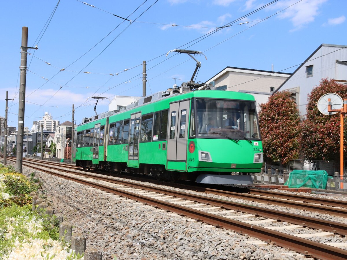 グリーン塗装車