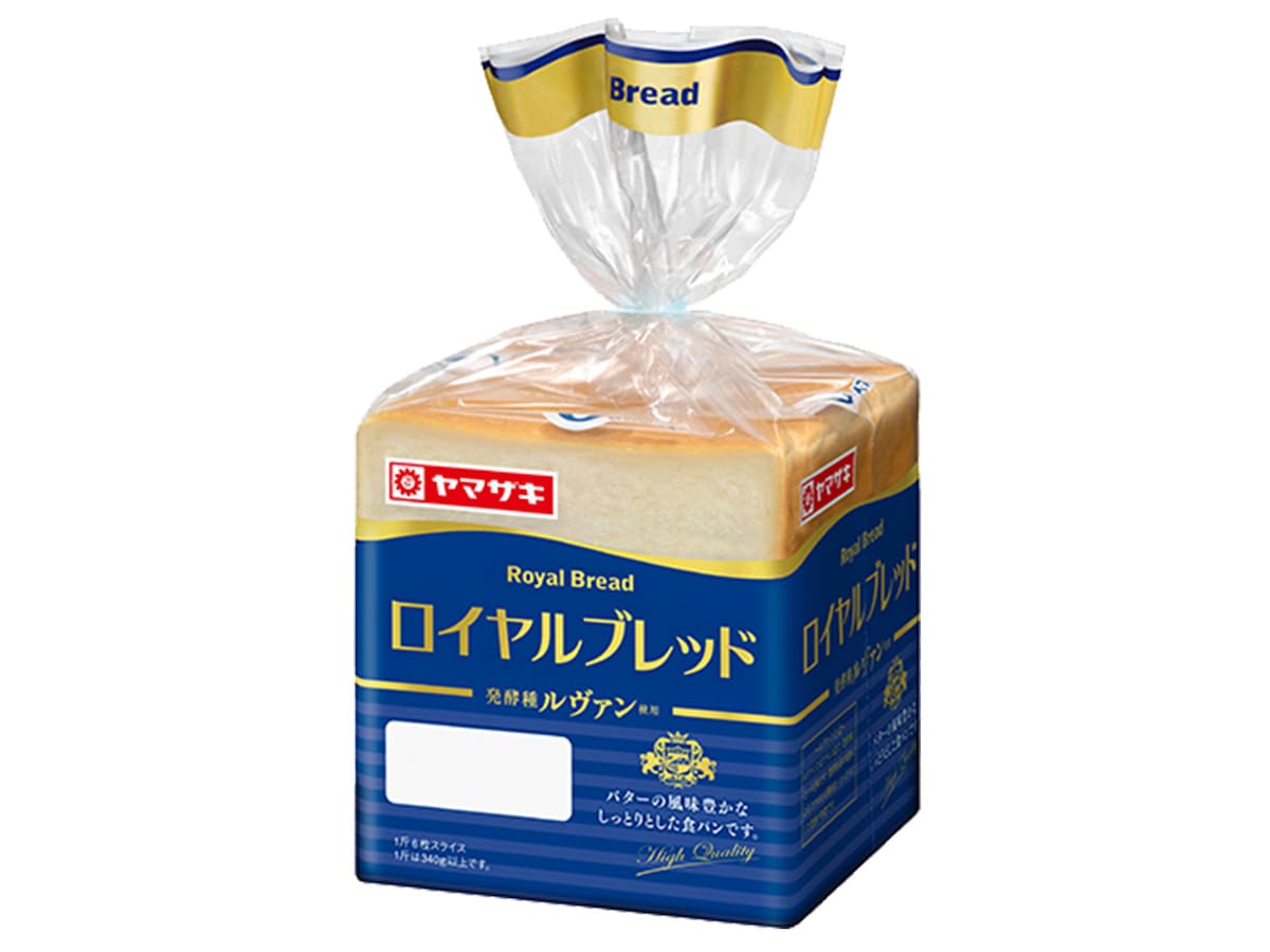 2位は山崎製パンの「ロイヤルブレッド 6枚」 ※画像出典：山崎製パン 公式Webサイト
