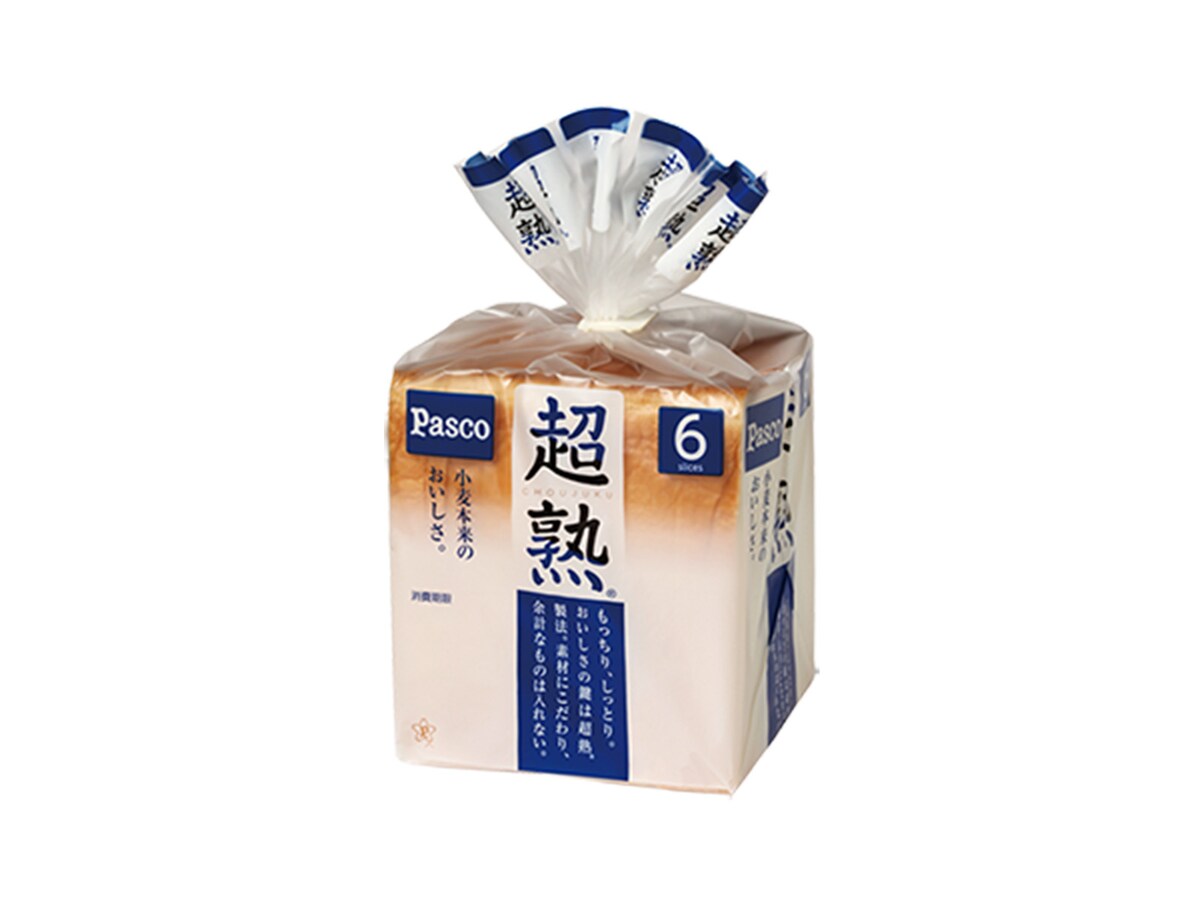 1位は敷島製パン（Pasco）の「超熟 食パン 6枚」 ※画像出典：敷島製パン（Pasco） 公式Webサイト