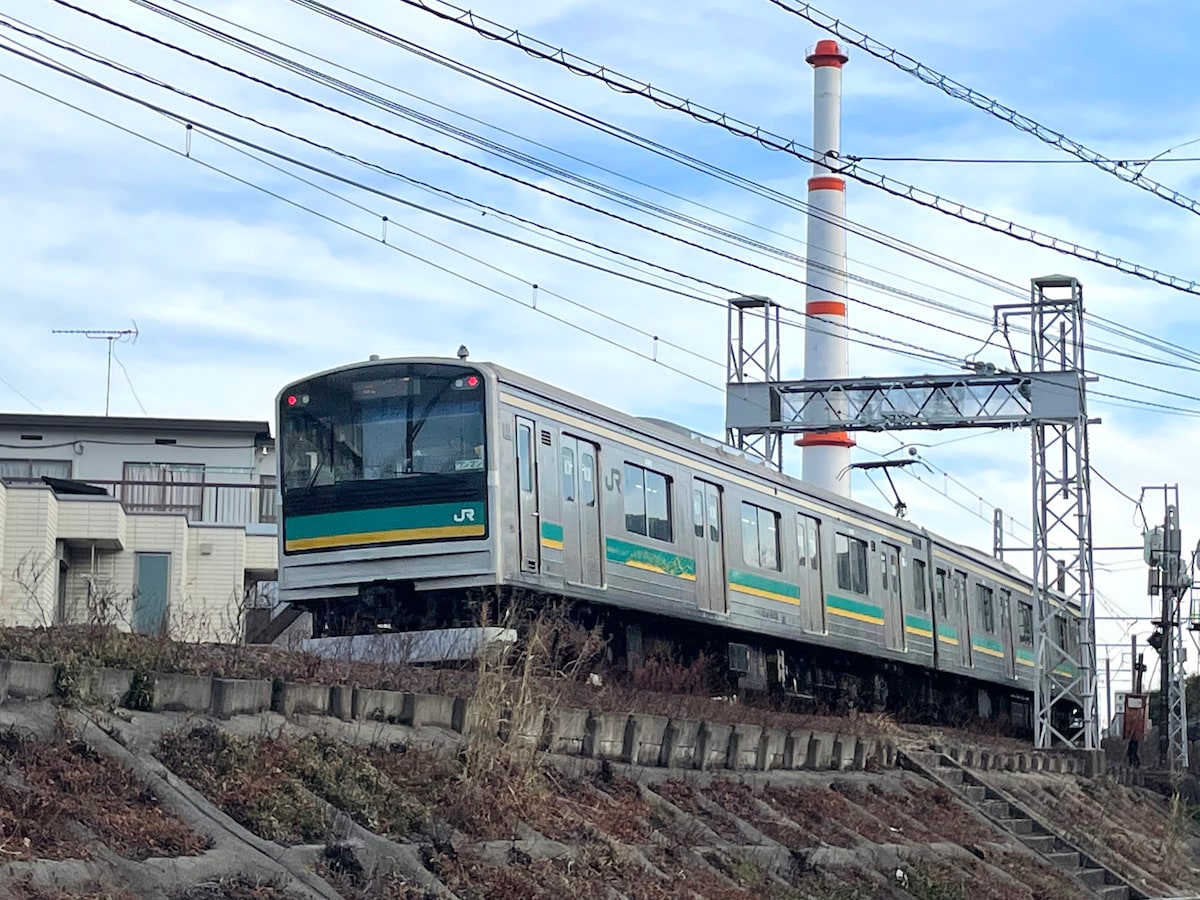 JR南武線の浜川崎支線（通称）。南武線には、かつて多くの支線が存在した（※画像：筆者撮影）
