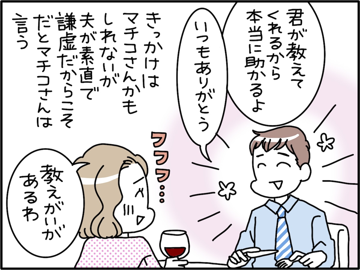 夫に箸の持ち方を注意したら