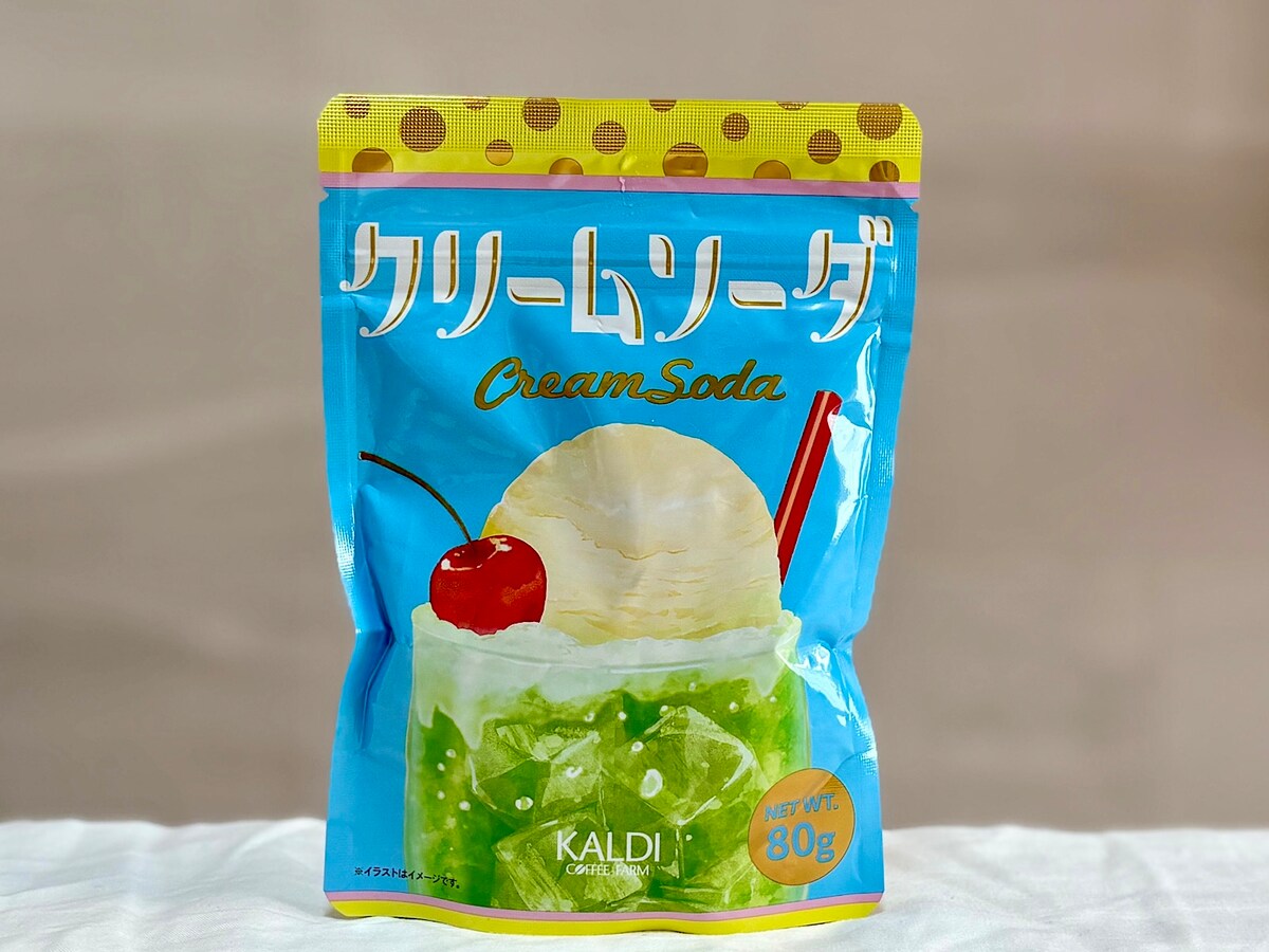 「クリームソーダ 80g」 351円（税込）