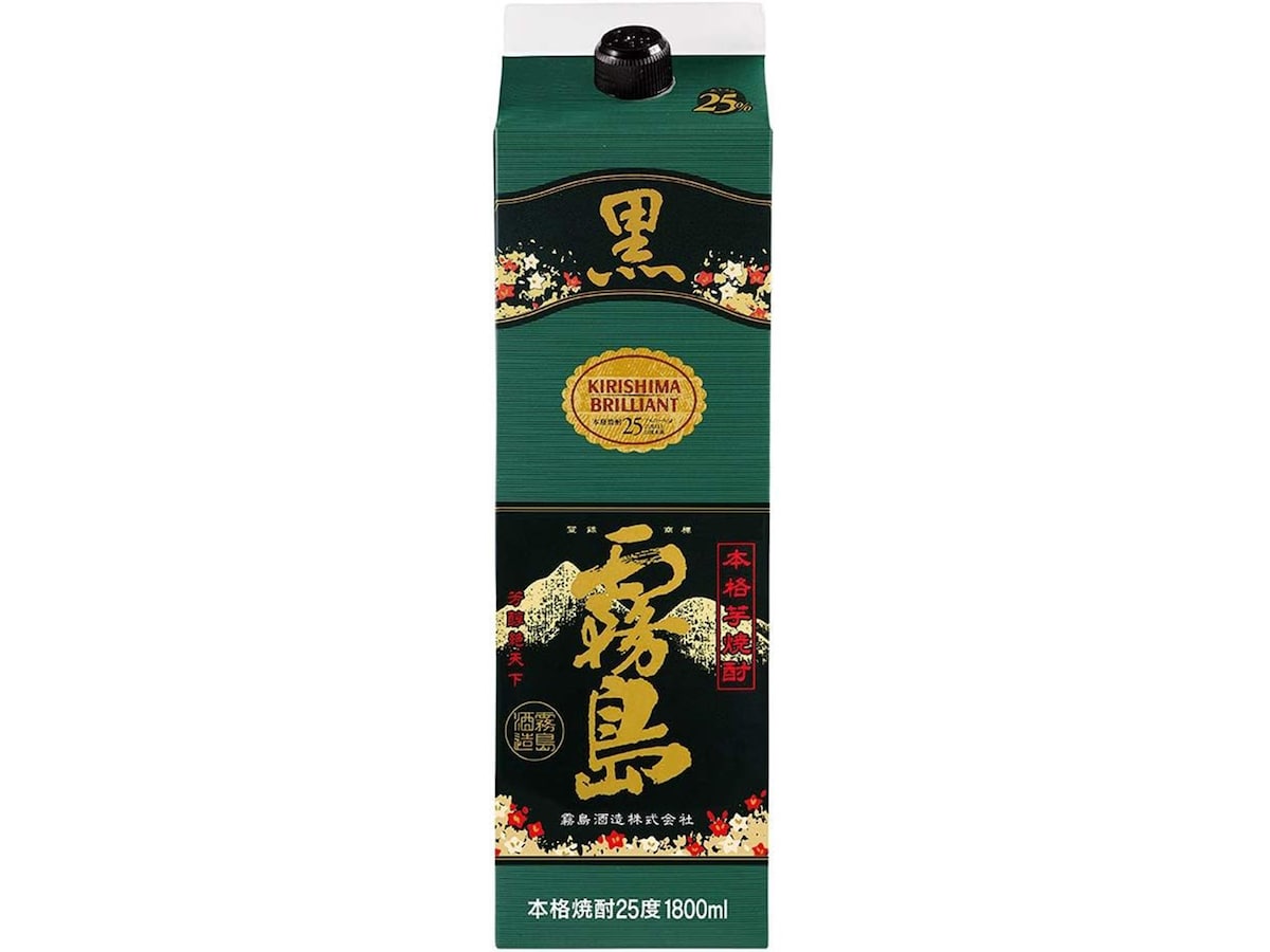 1位は「黒霧島 25度 紙パック 1.8L」 ※画像：Amazon