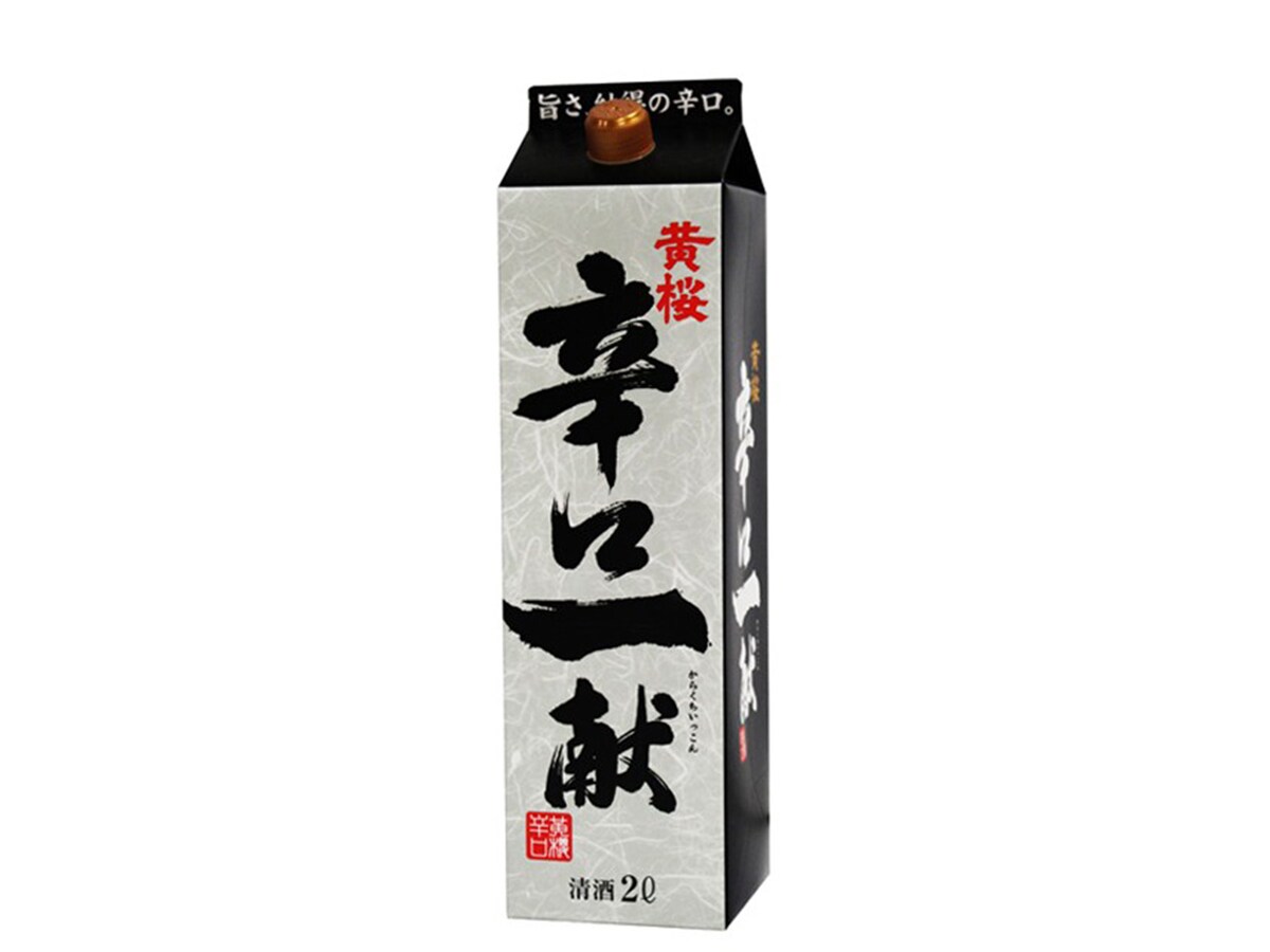2位は「辛口一献 パック 2L」 ※画像：黄桜 公式Webサイト
